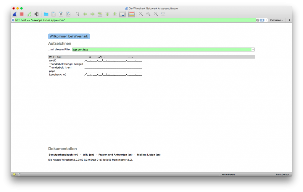 wireshark mac os x el capitan